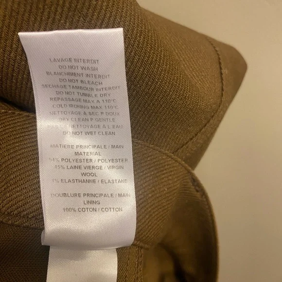 SEE BY CHLOÉ Wool Blend Trousers In Smoked Brown - Picture 11 of 11